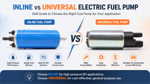 Inline vs universal electric fuel pump B2B guide comparison for EFI and carbureted systems
